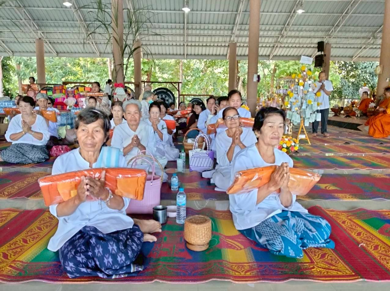 ภาพร่วมพิธีกรรมวัดป่าวิสัสนาราม