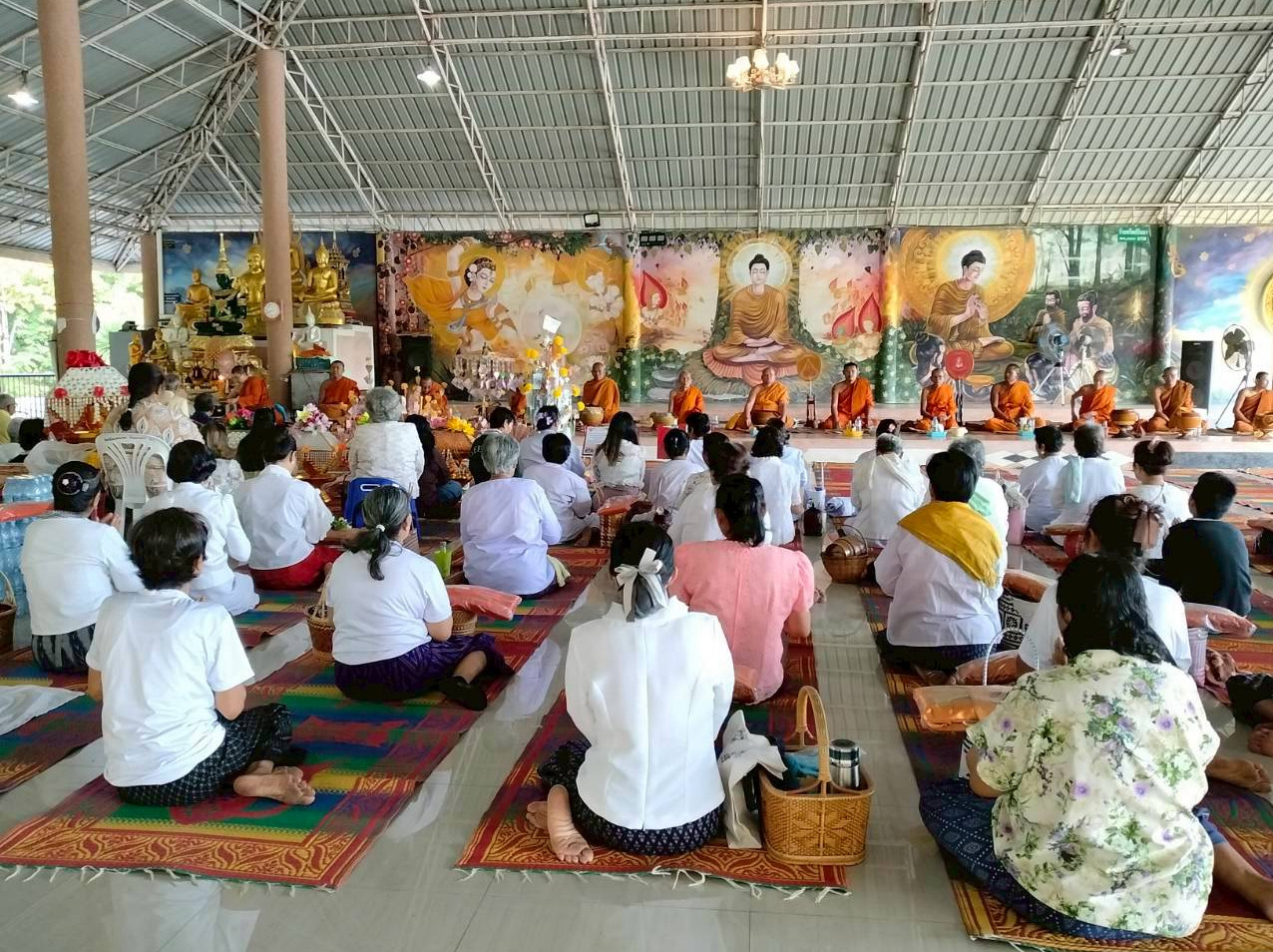 ภาพร่วมพิธีกรรมวัดป่าวิสัสนาราม