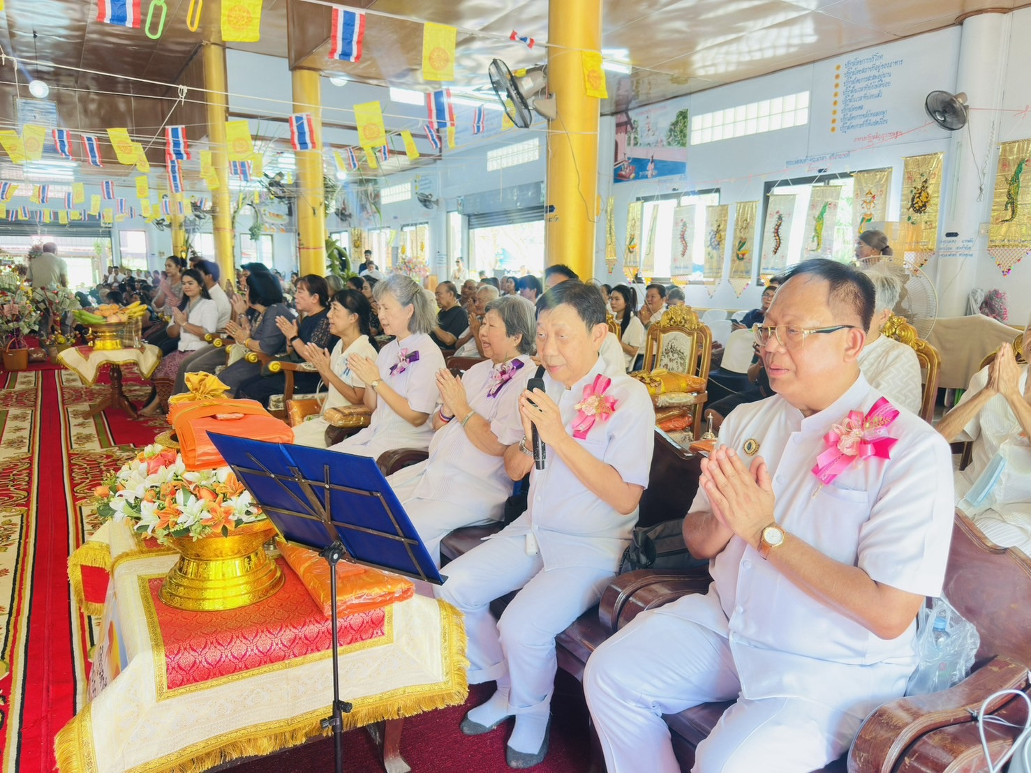 ภาพกล่าวคำถวายกฐินวัดเขารังเสือ