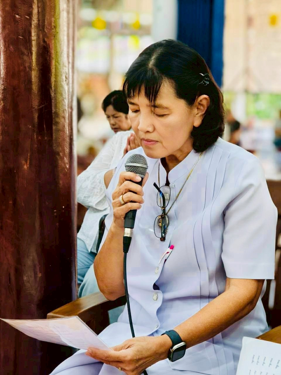 ภาพร่วมพิธีกรรมวัดมะขาม