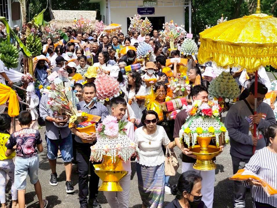 ภาพร่วมพิธีกรรมที่พักสงฆ์ก.ม.8 พลูตาหลวง