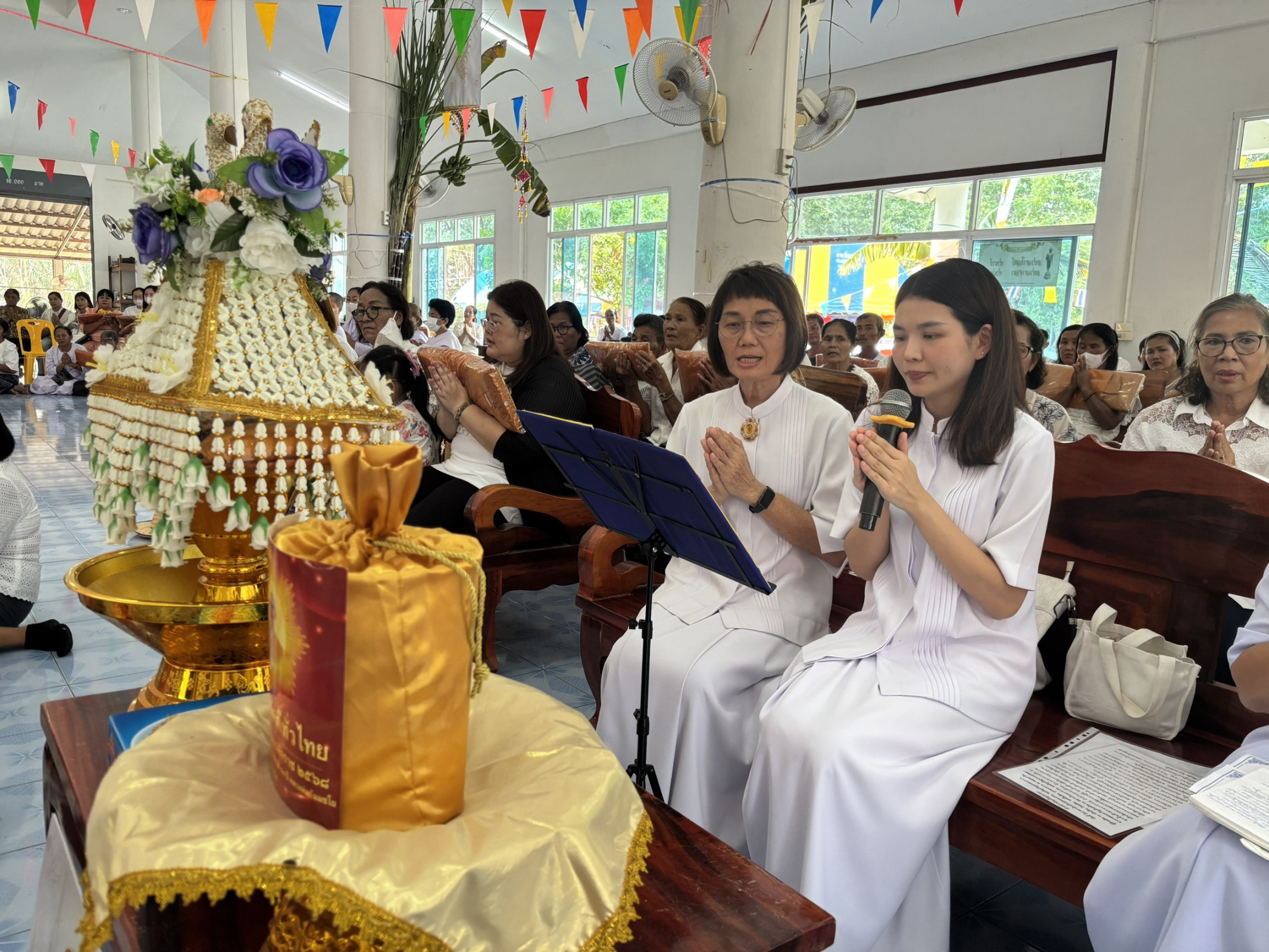 ภาพกล่าวคำถวายกฐินวัดคลองเตยสามัคคีธรรม