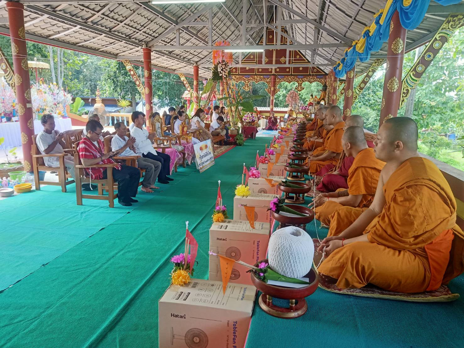 ภาพร่วมพิธีกรรมวัดวังหลวง