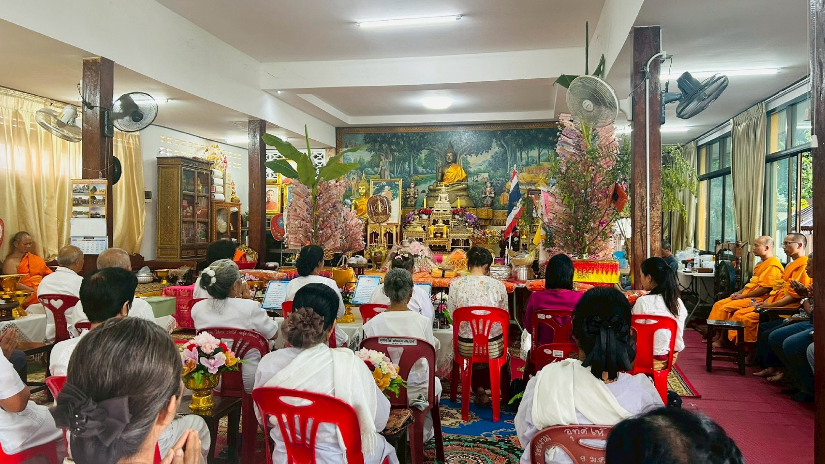 ภาพร่วมพิธีกรรมวัดบุปผาราม