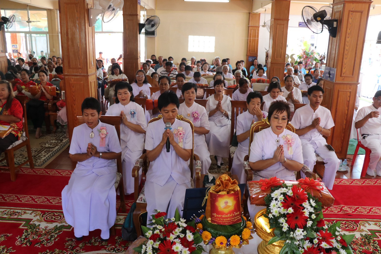 ภาพร่วมพิธีกรรมวัดอุดมพร