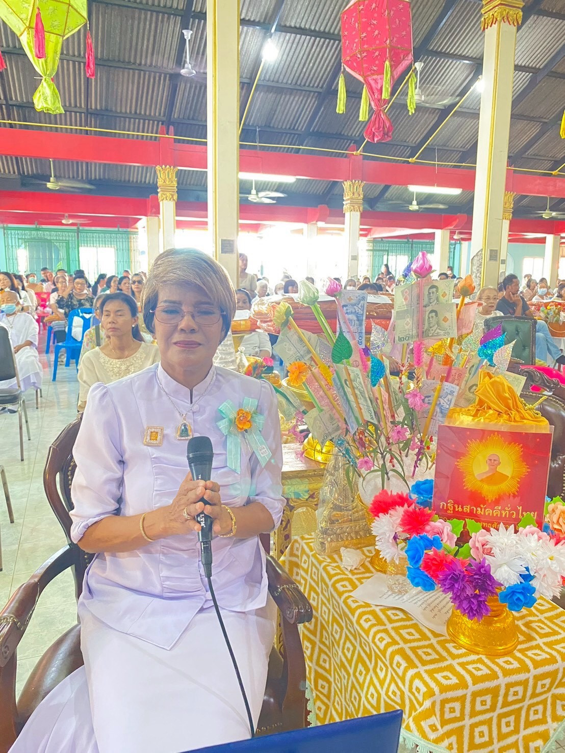 ภาพกล่าวคำถวายกฐินที่พักสงฆ์เทพนิมิตสว่างธรรม