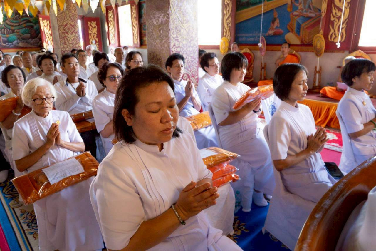 ภาพร่วมพิธีกรรมวัดแม่ยางกวาว