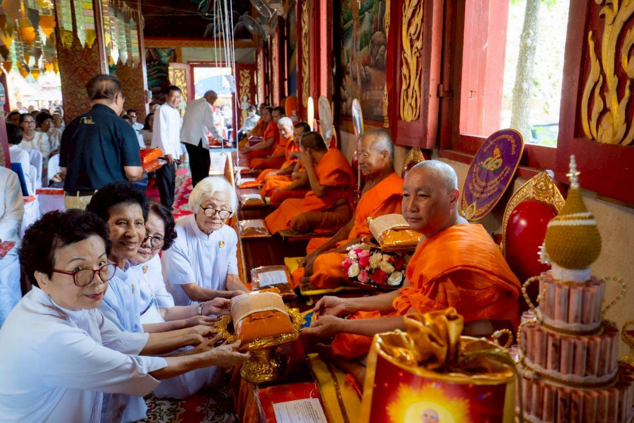 ภาพร่วมพิธีกรรมวัดแม่ยางกวาว