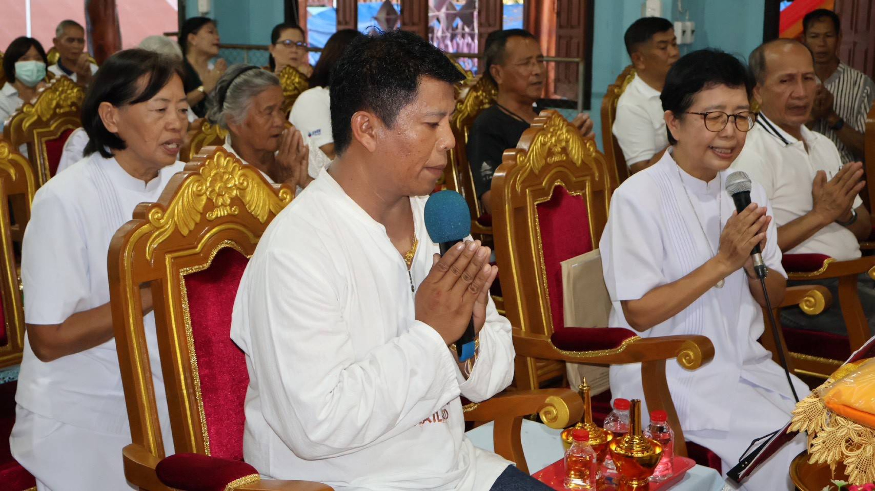 ภาพกล่าวคำถวายกฐินวัดสวนเขื่อน