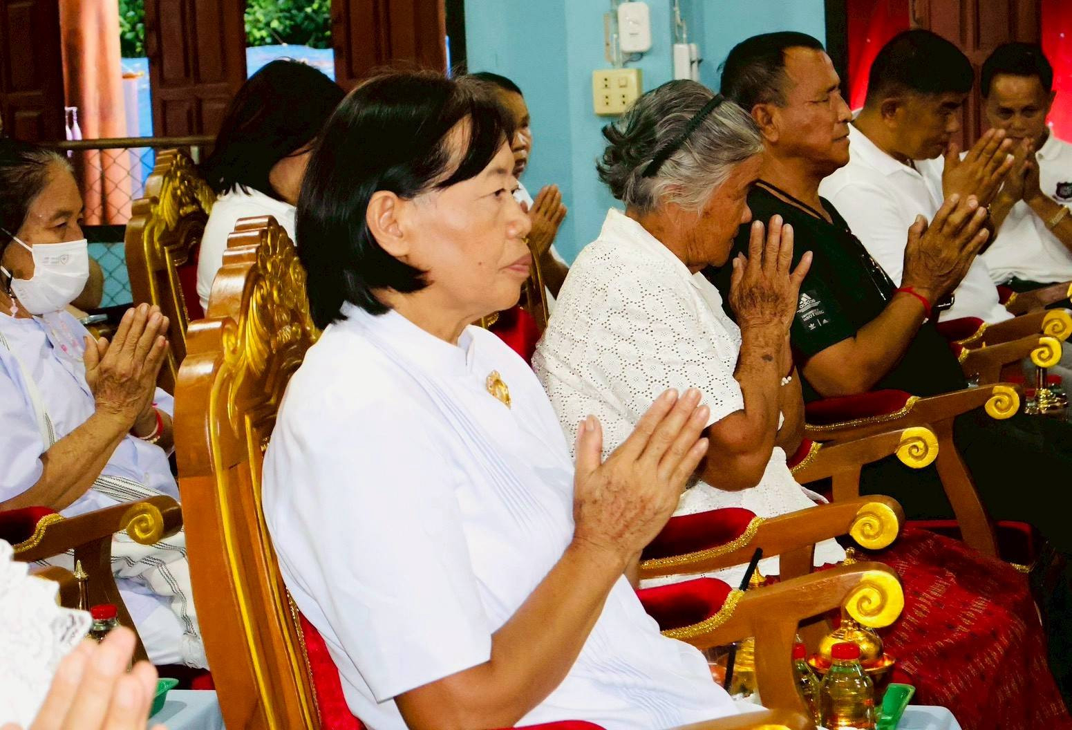 ภาพร่วมพิธีกรรมวัดสวนเขื่อน