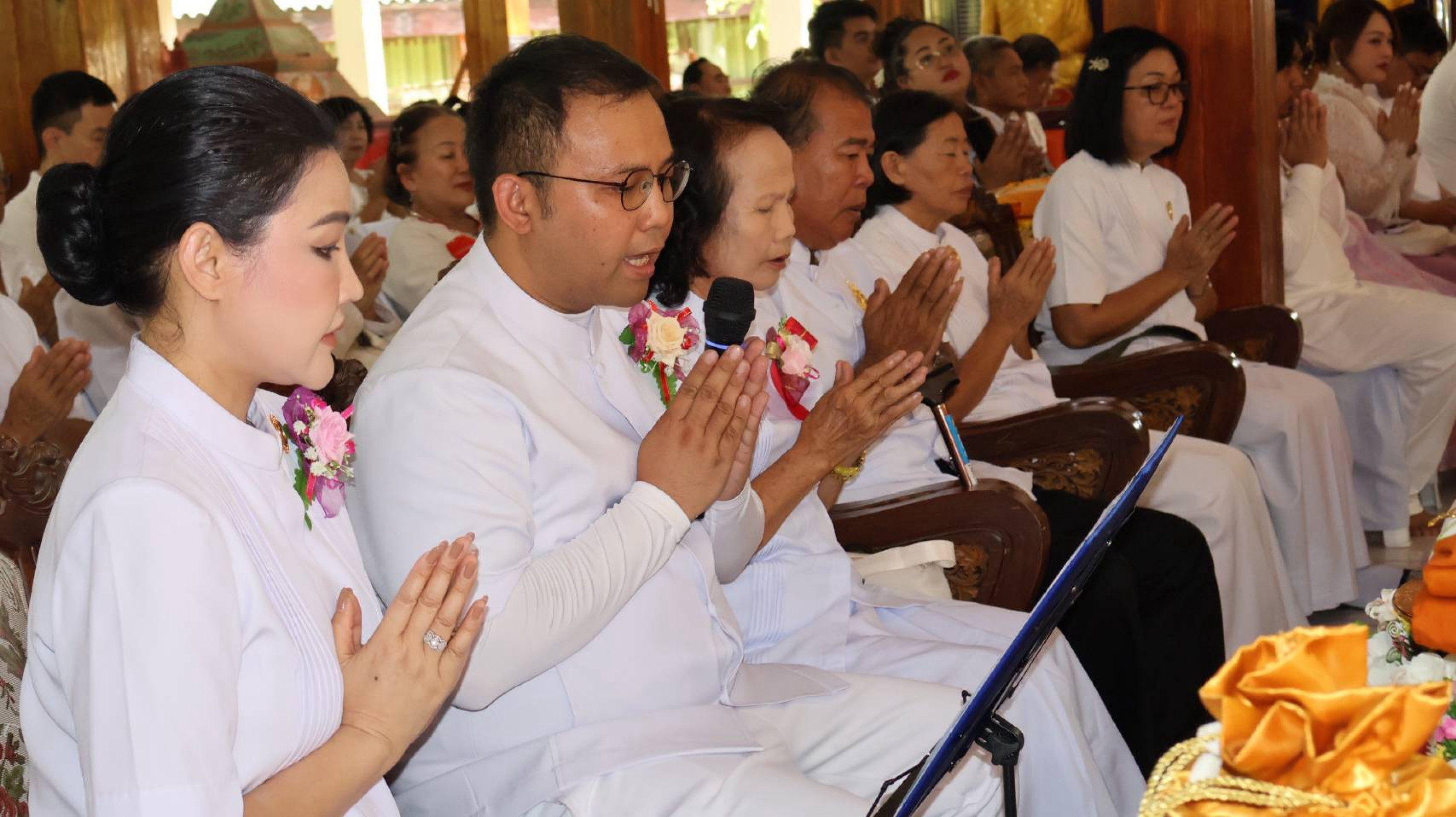 ภาพกล่าวคำถวายกฐินวัดวังหงษ์เหนือ