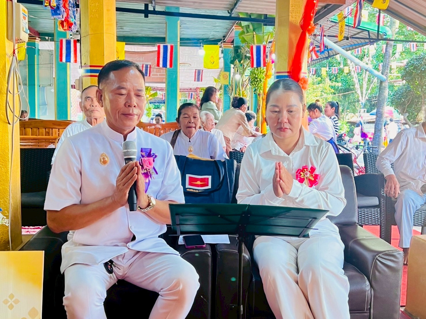 ภาพกล่าวคำถวายกฐินวัดวังหม้อ