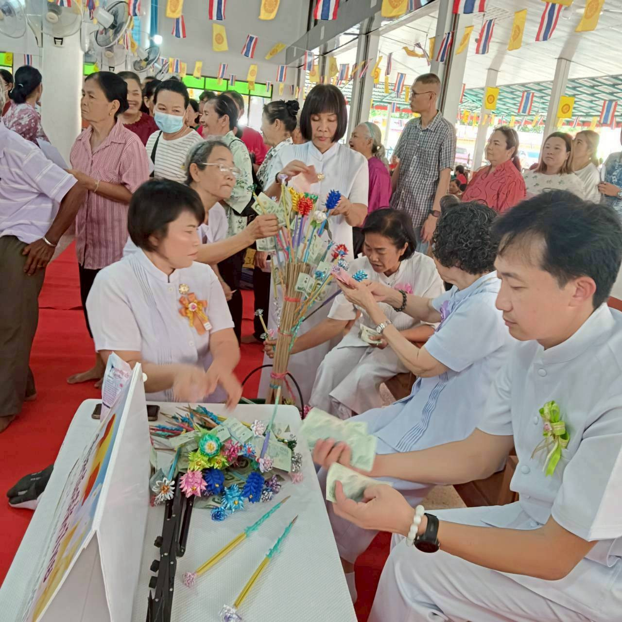 ภาพร่วมพิธีกรรมวัดบ้านนา