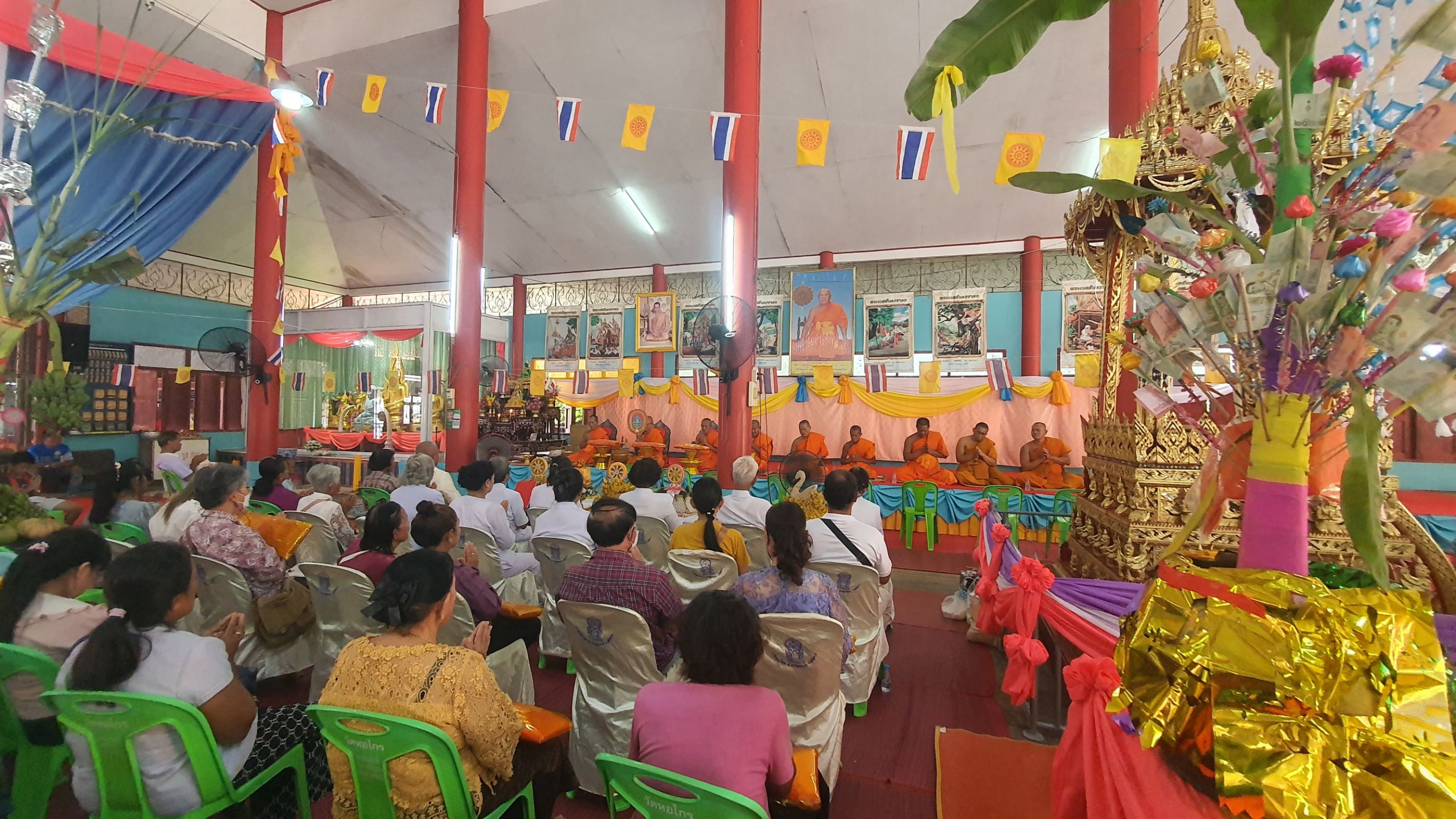 ภาพร่วมพิธีกรรมวัดหอไกร