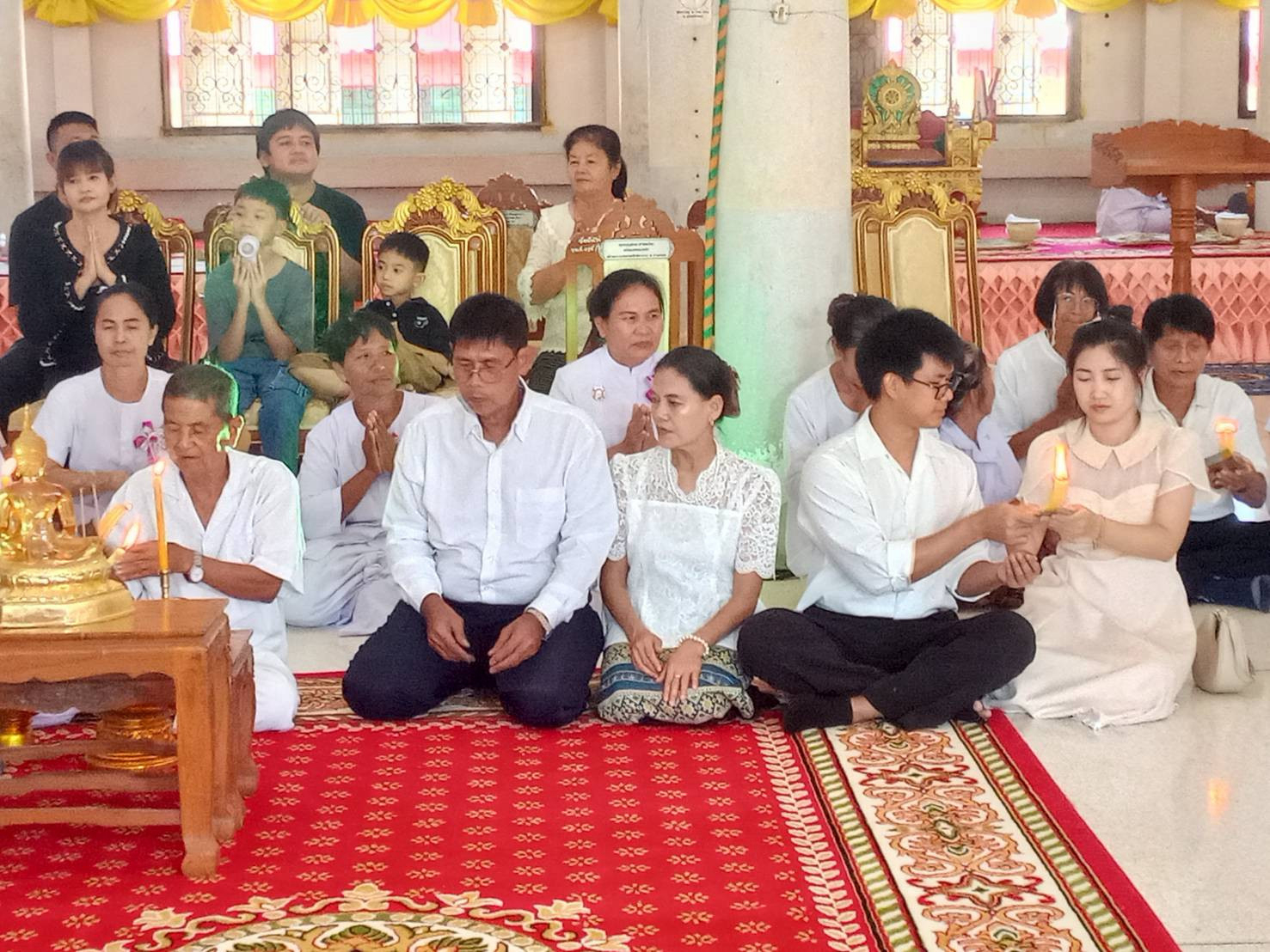 ภาพร่วมพิธีกรรมวัดเทพสิทธิการาม