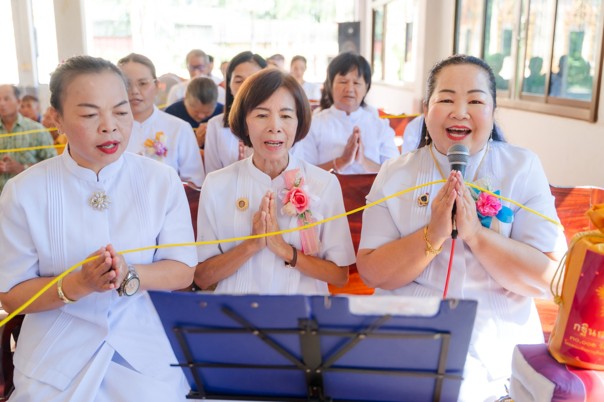 ภาพกล่าวคำถวายกฐินวัดบ้านหินลาด