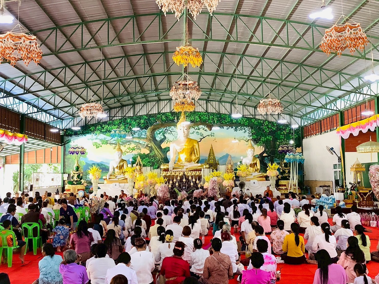 ภาพร่วมพิธีกรรมวัดป่าหนองโน