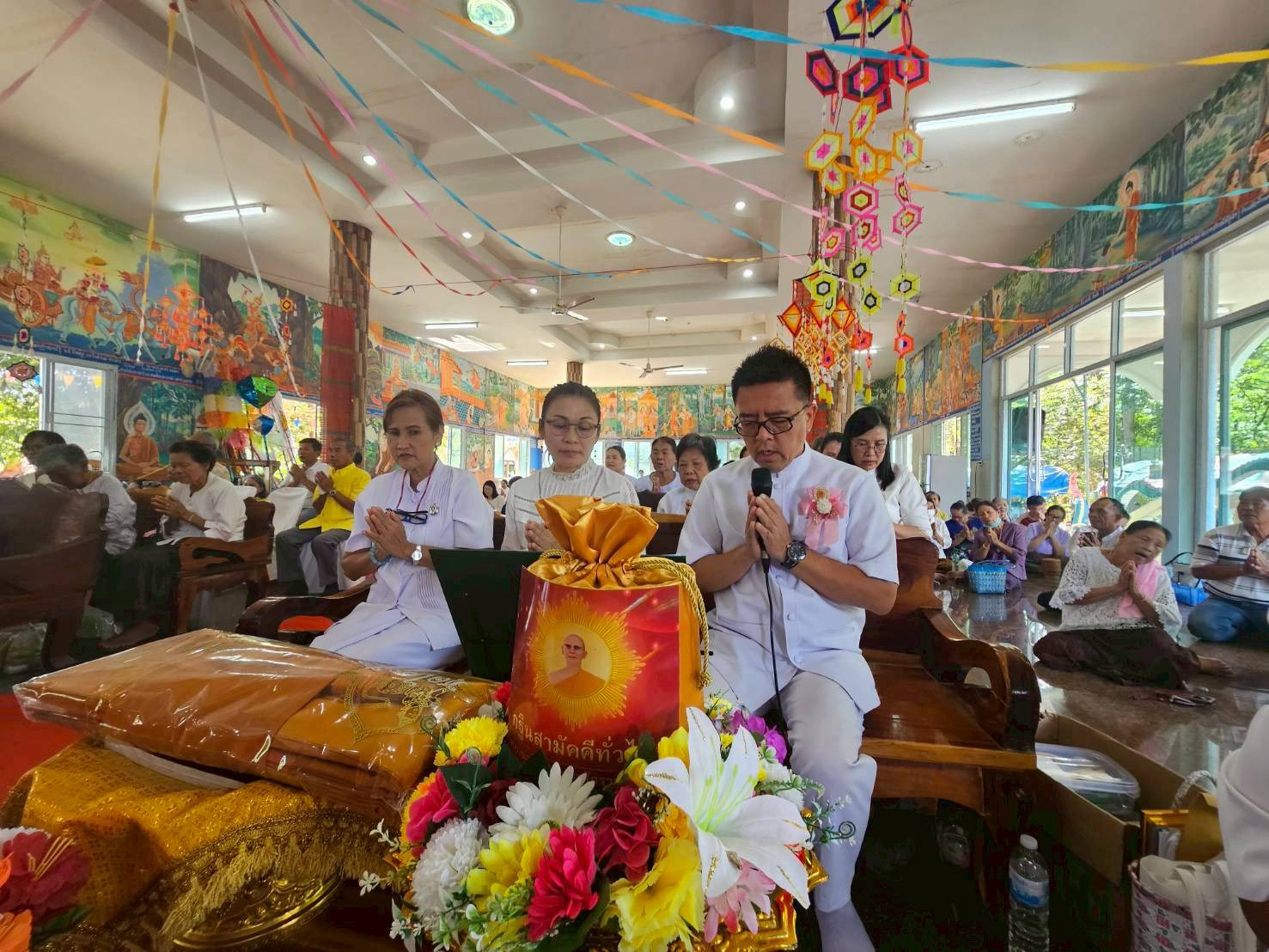 ภาพกล่าวคำถวายกฐินวัดป่าโนนทอง