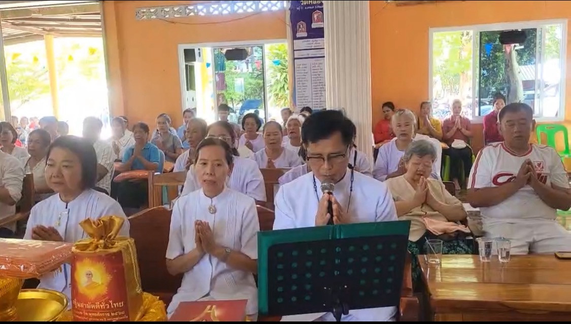 ภาพกล่าวคำถวายกฐินวัดคลองบนวนาราม