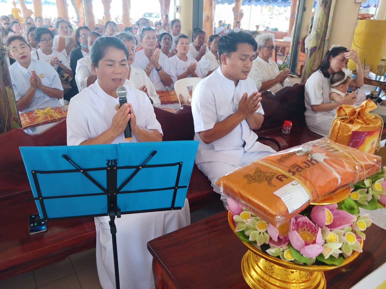 ภาพกล่าวคำถวายกฐินวัดเขากรวด