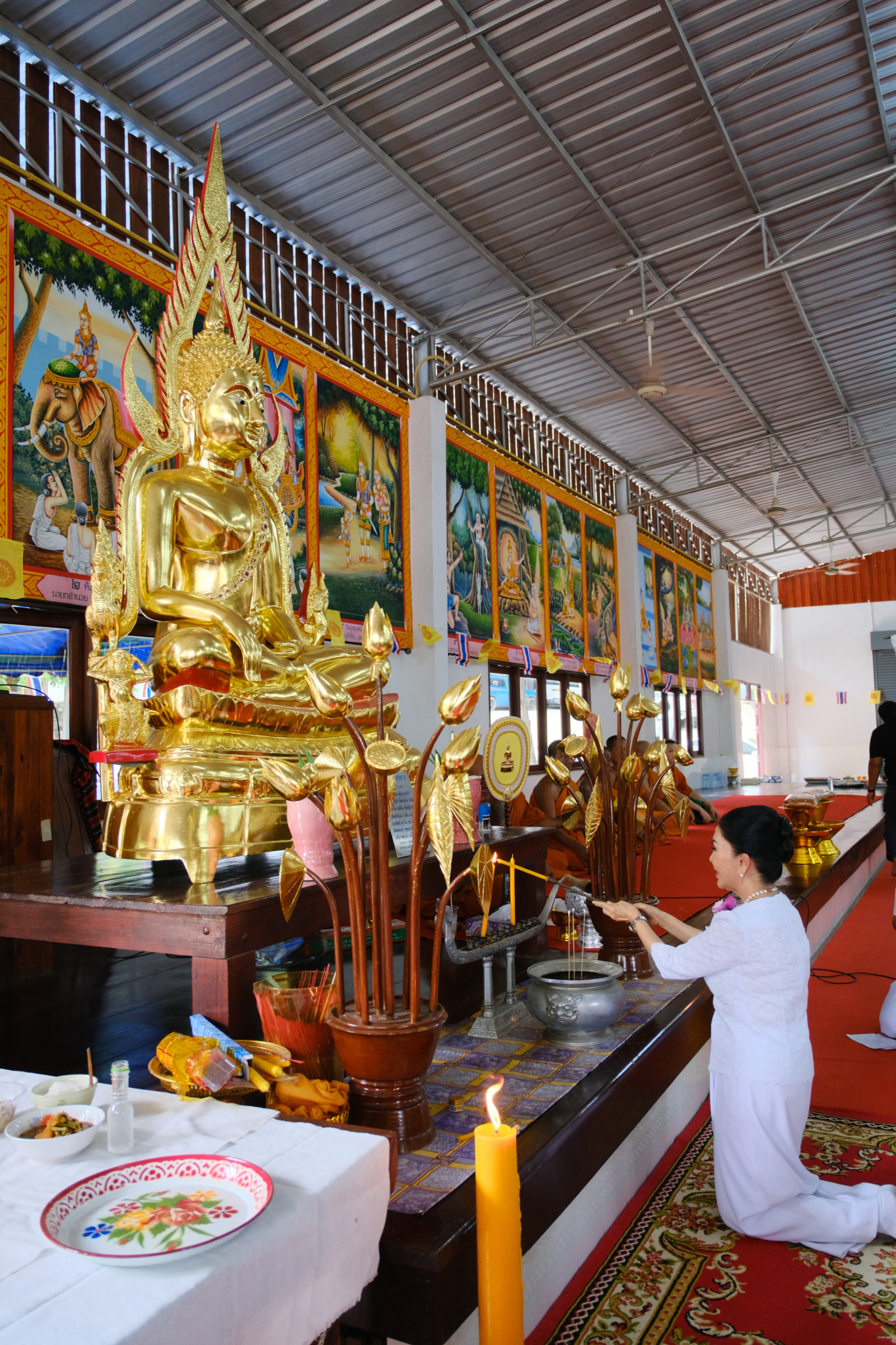 ภาพร่วมพิธีกรรมวัดเขาพริกพนาราม