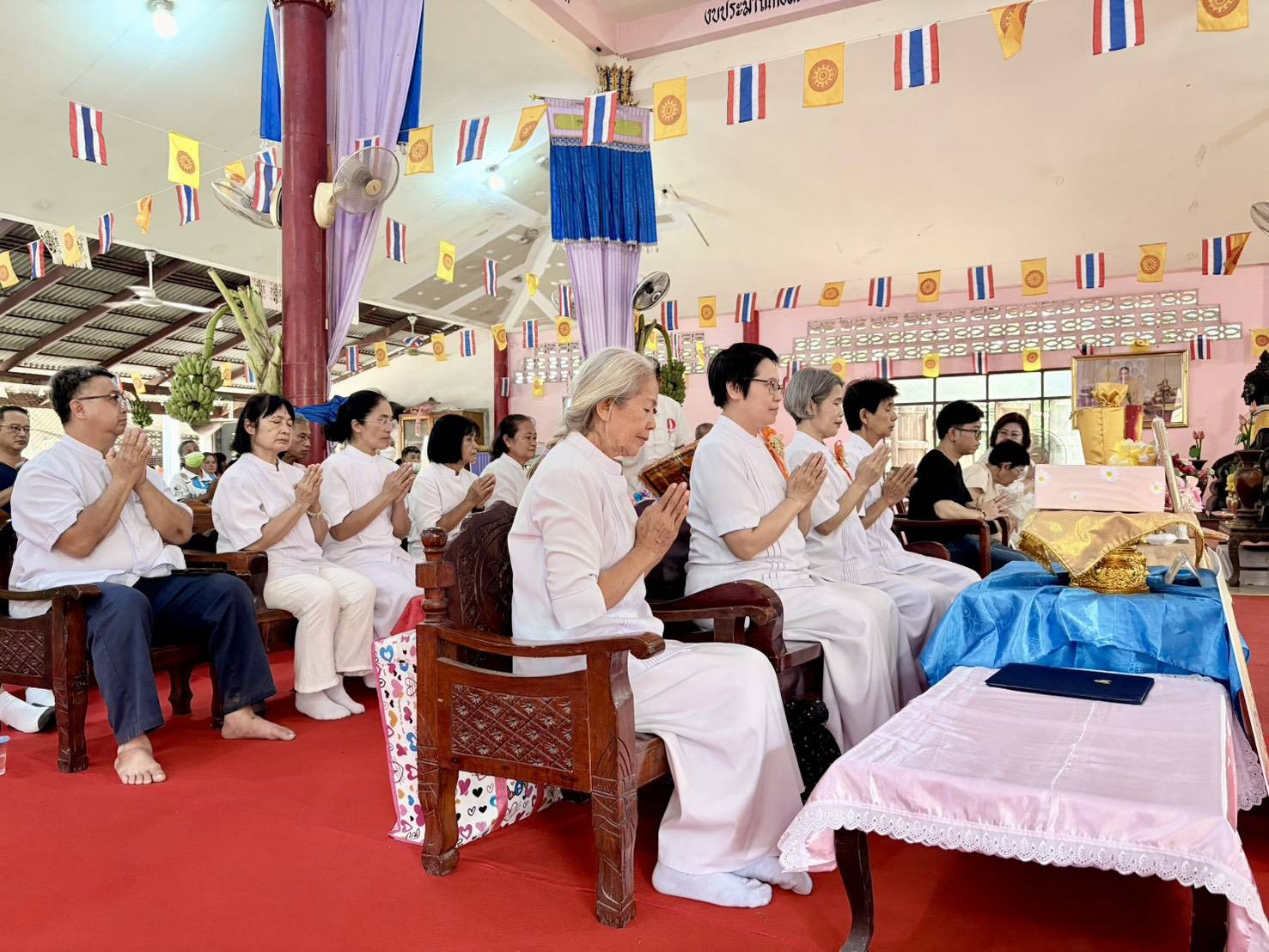 ภาพกล่าวคำถวายกฐินวัดท่าเดื่อ