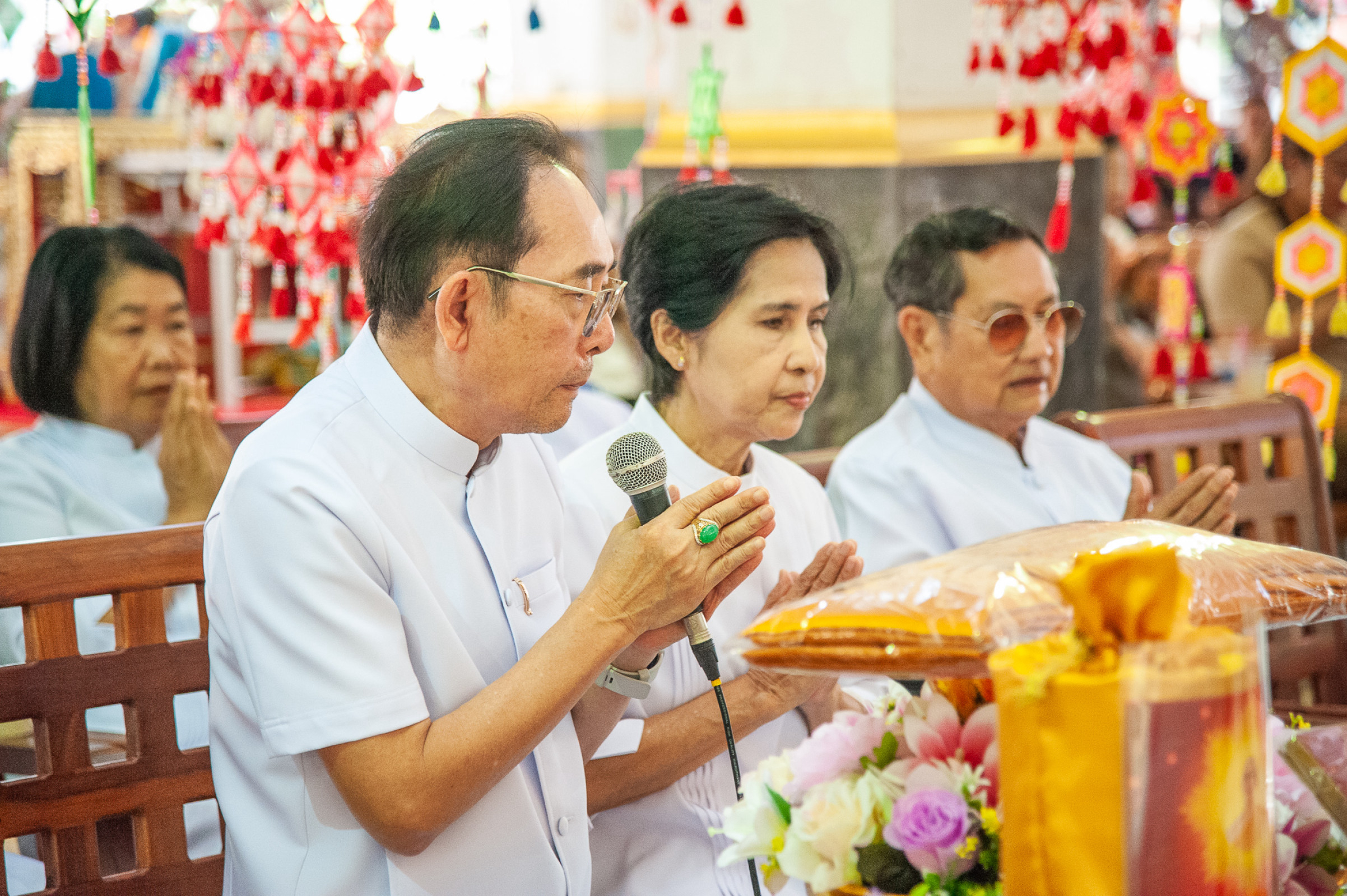 ภาพกล่าวคำถวายกฐินวัดบ้านเก่า