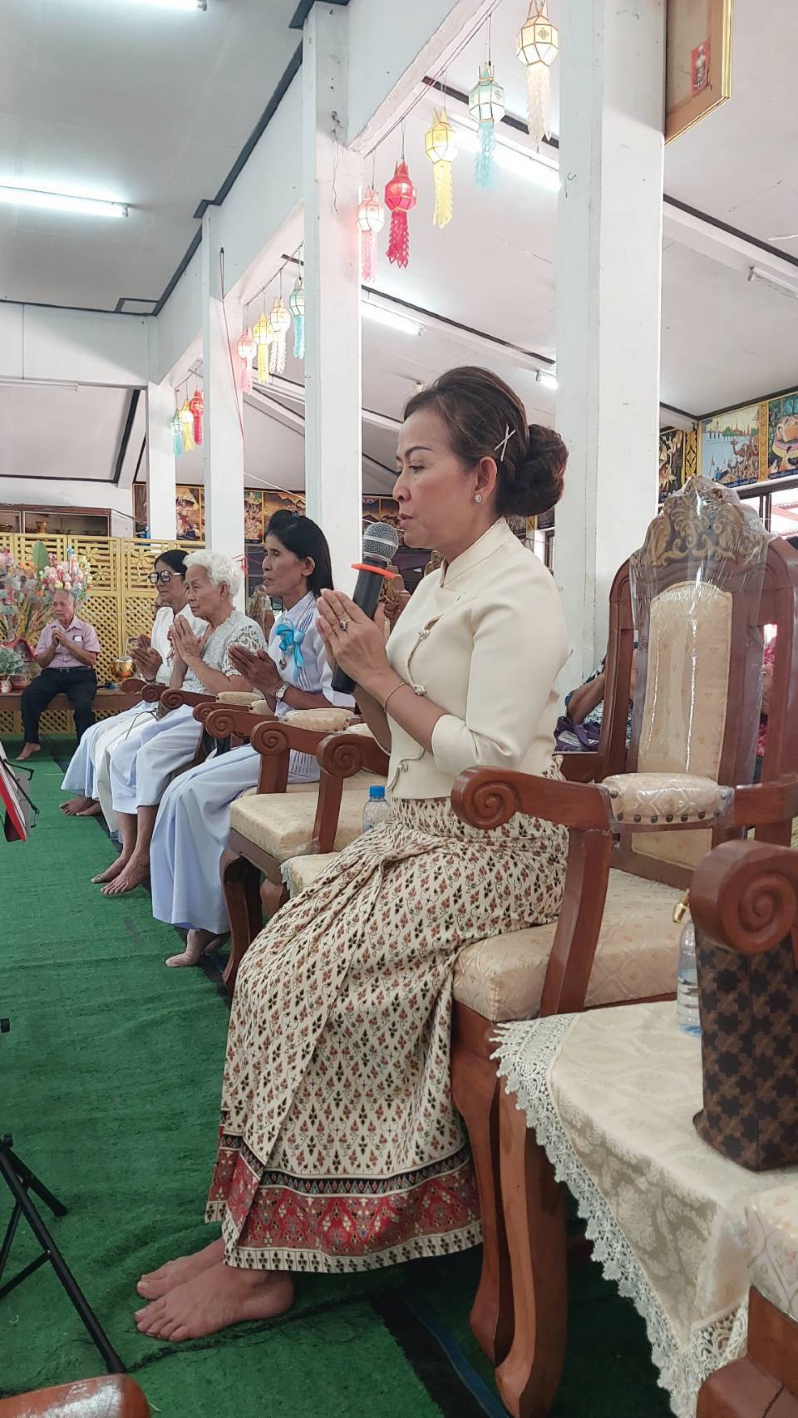 ภาพกล่าวคำถวายกฐินวัดหนองปลาไหล