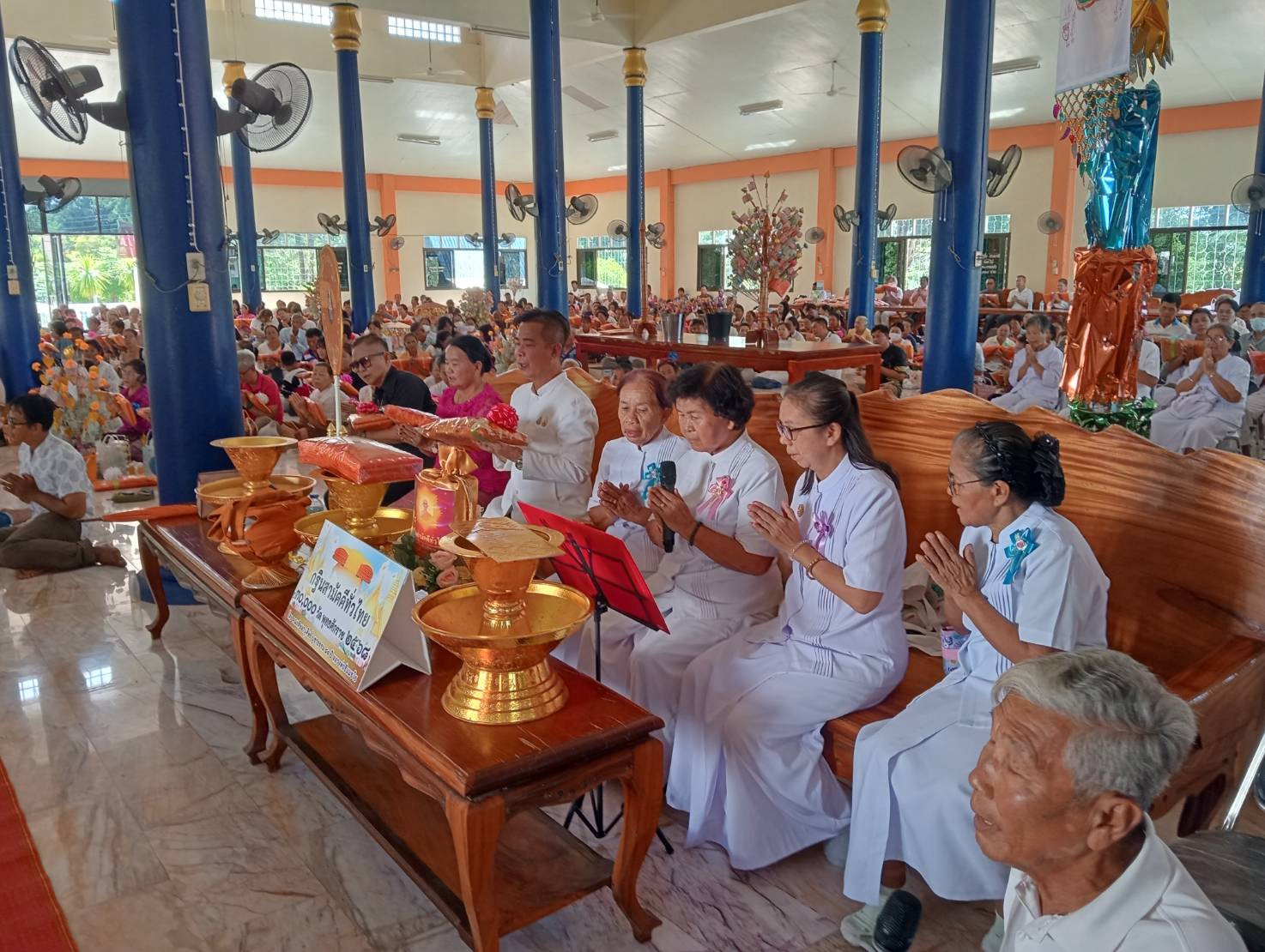 ภาพกล่าวคำถวายกฐินวัดบรรพตสุทธาราม