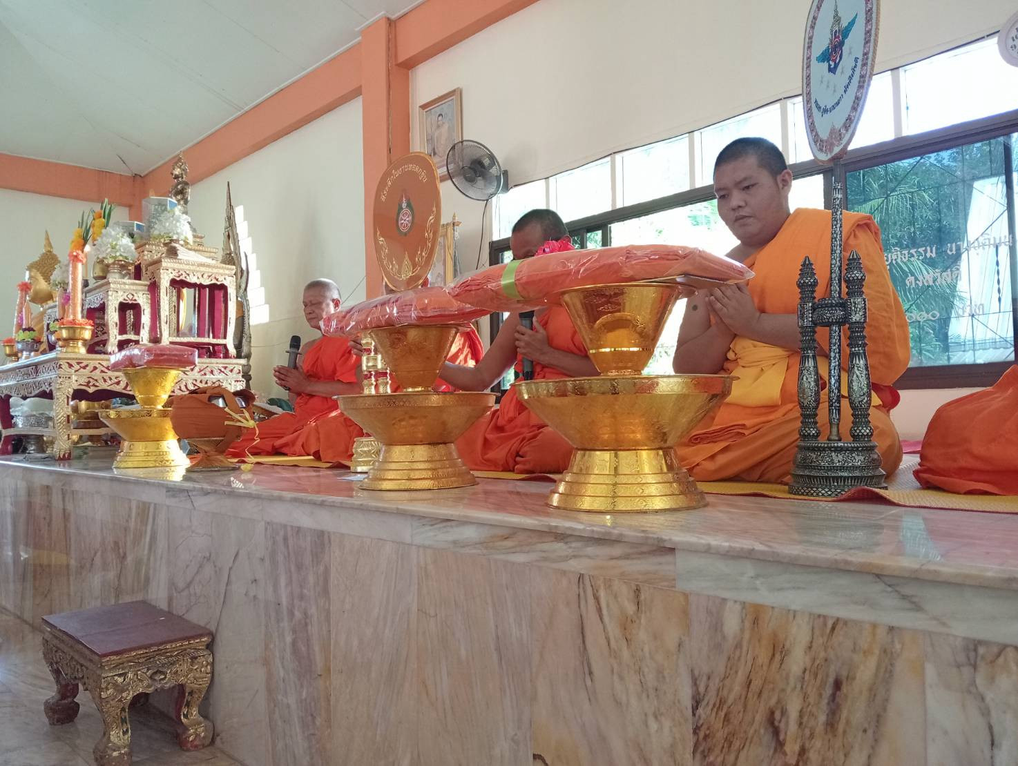 ภาพร่วมพิธีกรรมวัดบรรพตสุทธาราม