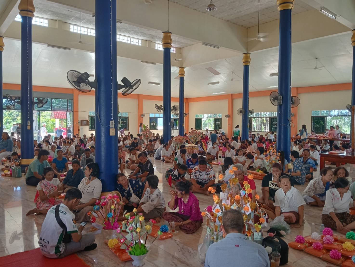 ภาพร่วมพิธีกรรมวัดบรรพตสุทธาราม