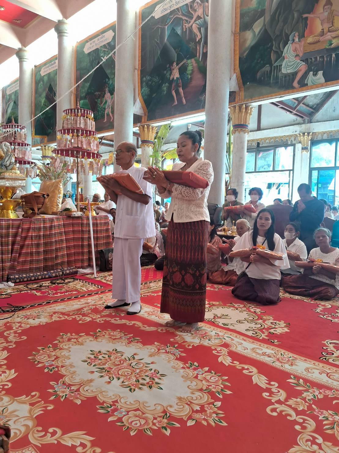 ภาพกล่าวคำถวายกฐินวัดพนมศิลาราม