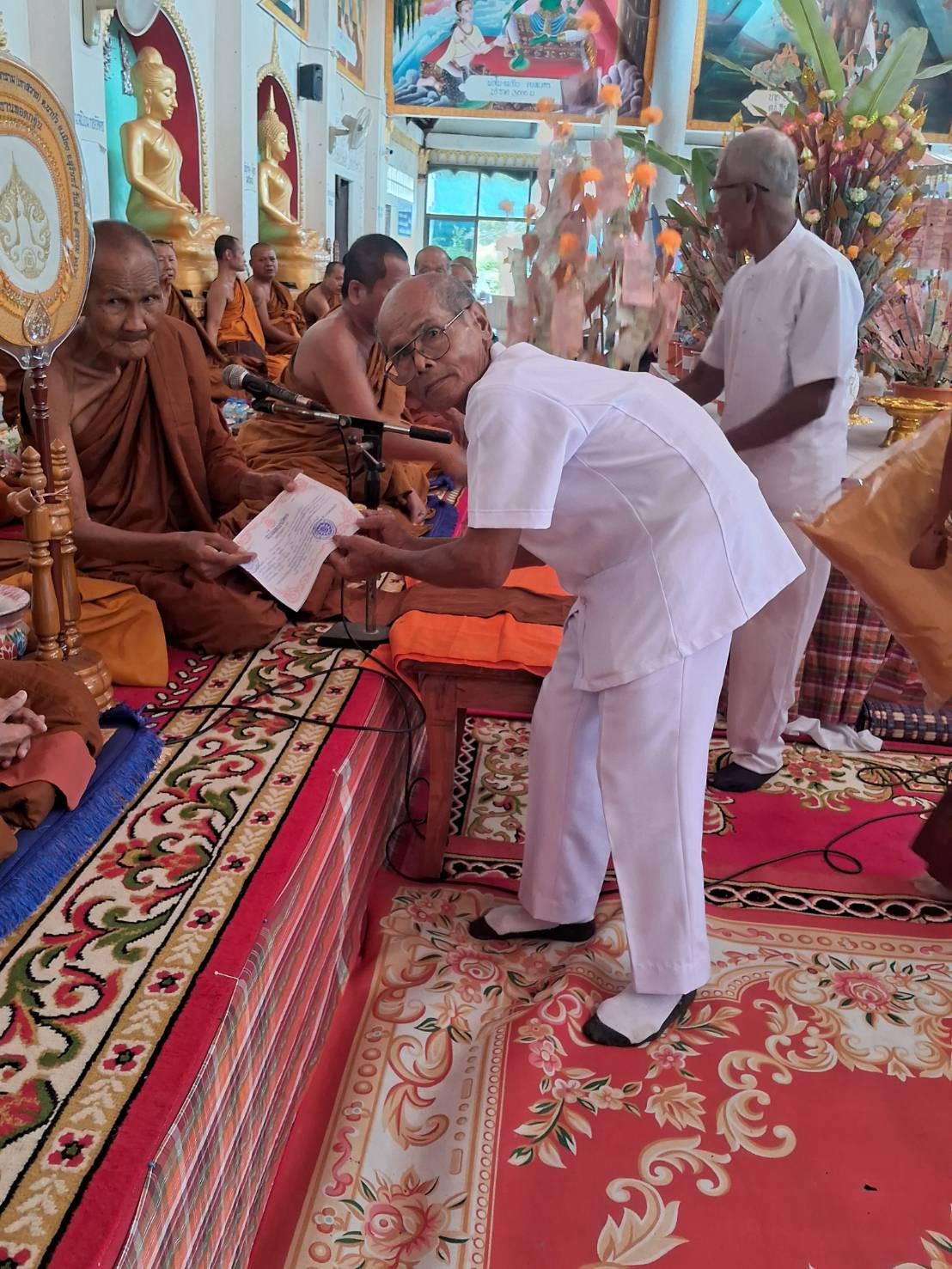 ภาพร่วมพิธีกรรมวัดพนมศิลาราม