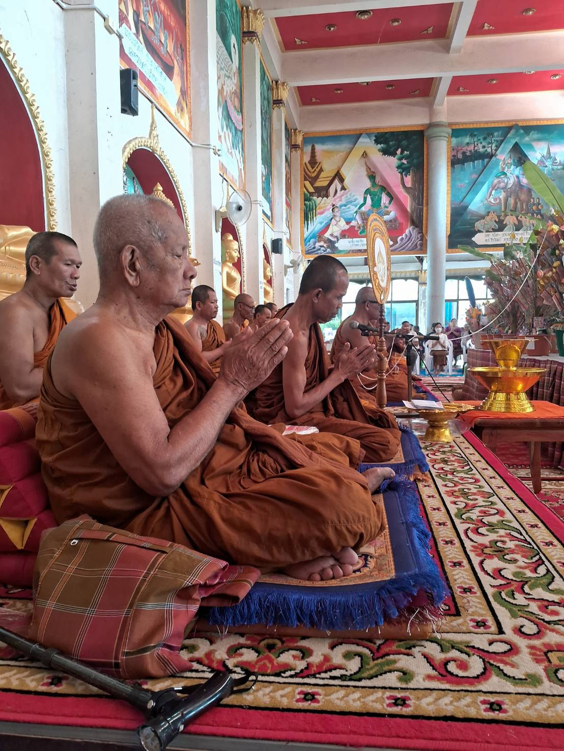 ภาพร่วมพิธีกรรมวัดพนมศิลาราม