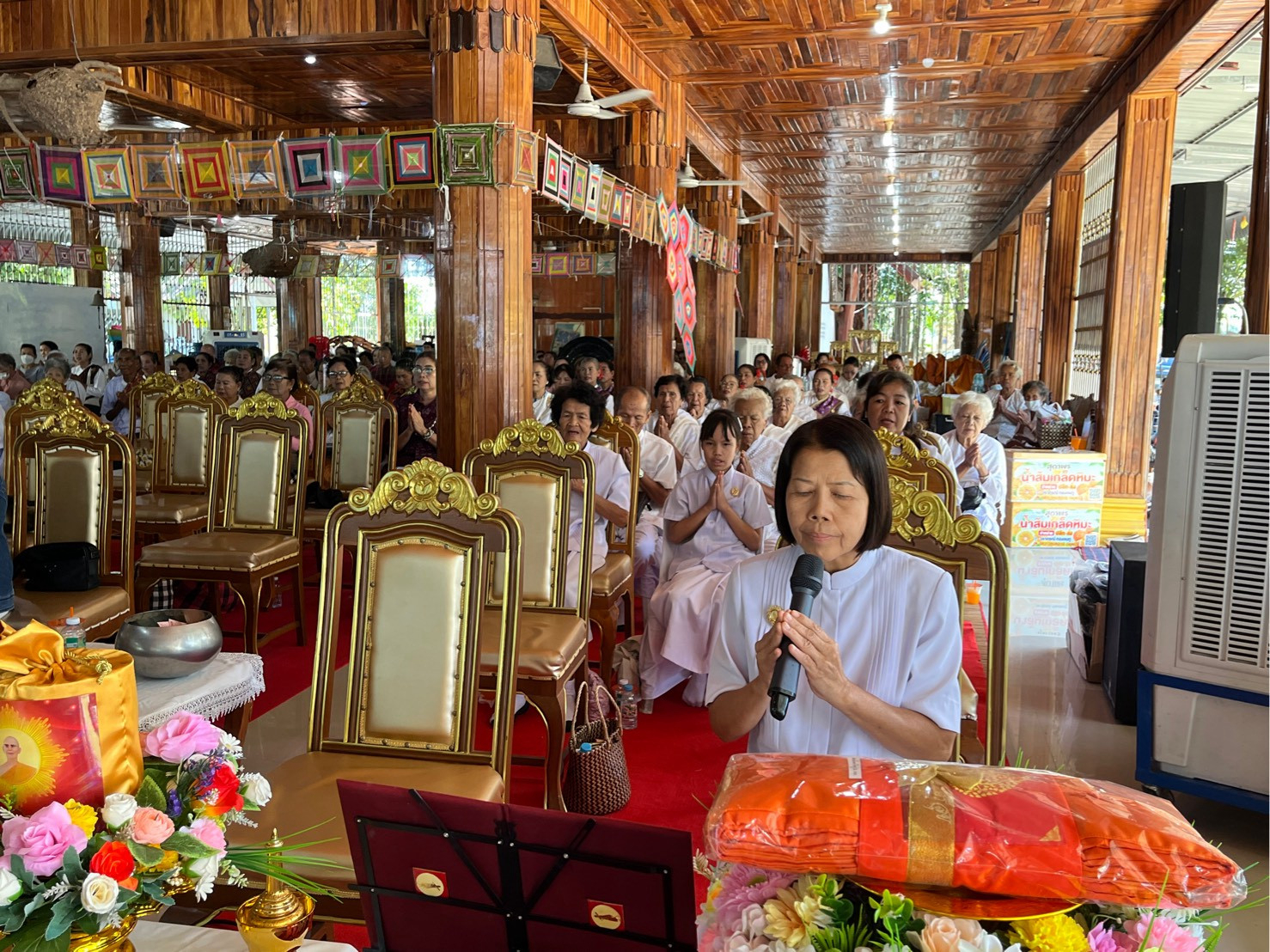 ภาพกล่าวคำถวายกฐินวัดนายมวนาราม