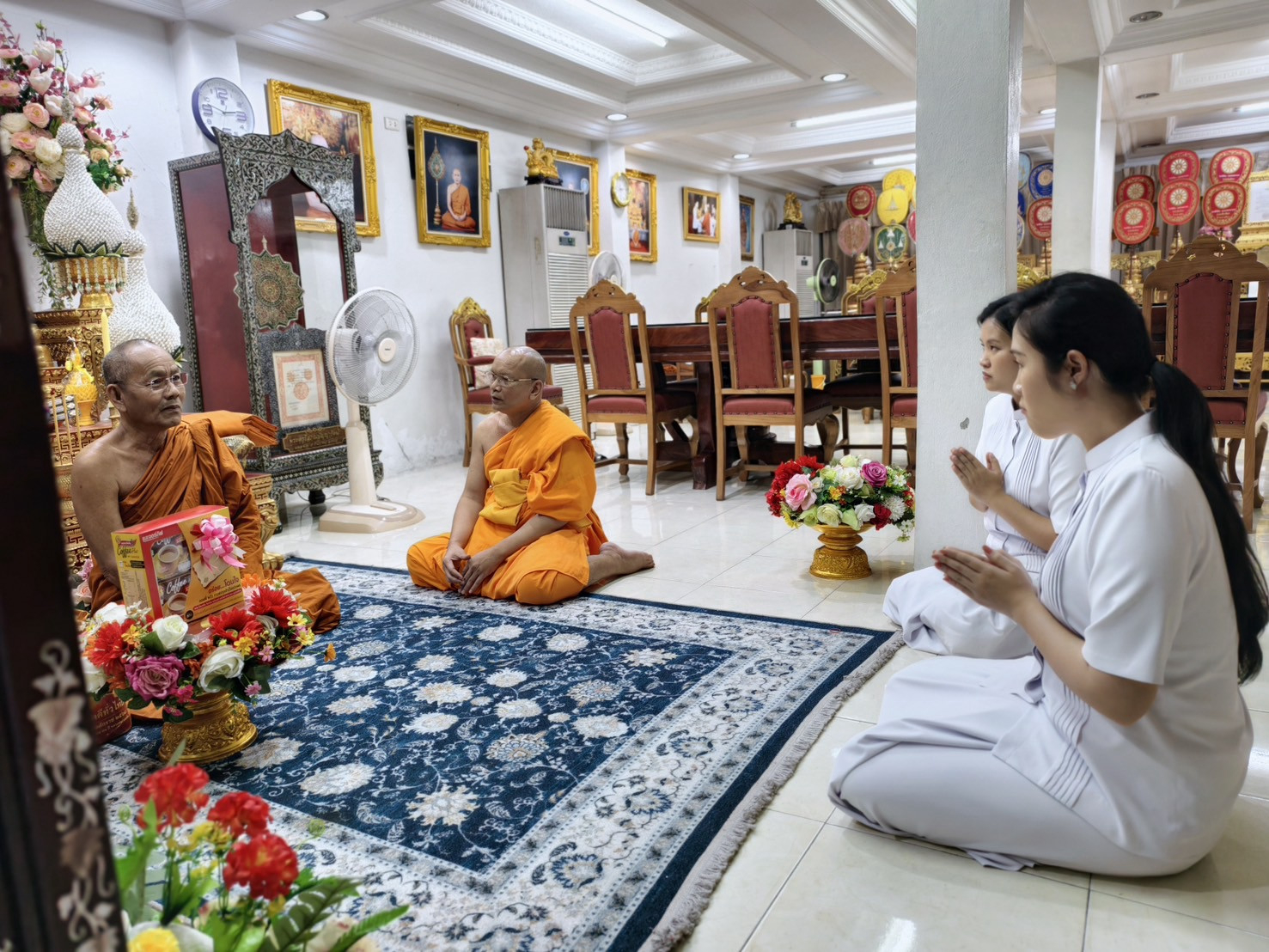 ภาพกล่าวคำถวายกฐินวัดศรีเอี่ยม