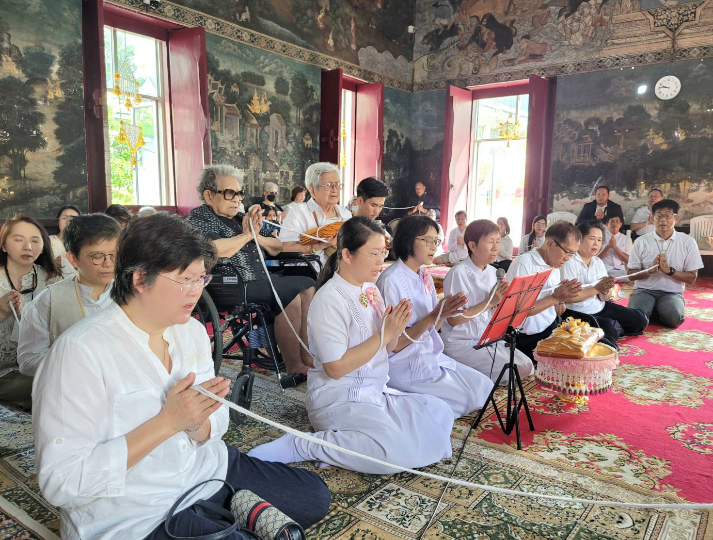 ภาพกล่าวคำถวายกฐินวัดบางหลวง