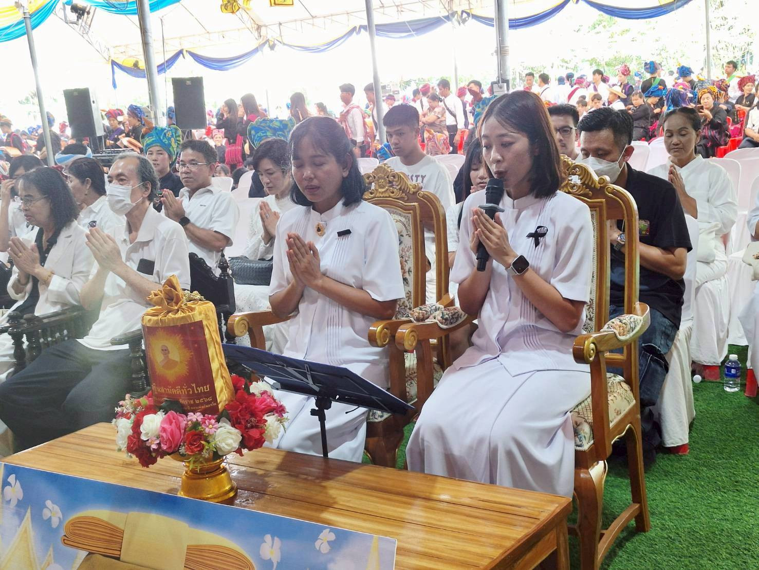 ภาพกล่าวคำถวายกฐินวัดธรรมธุราราม