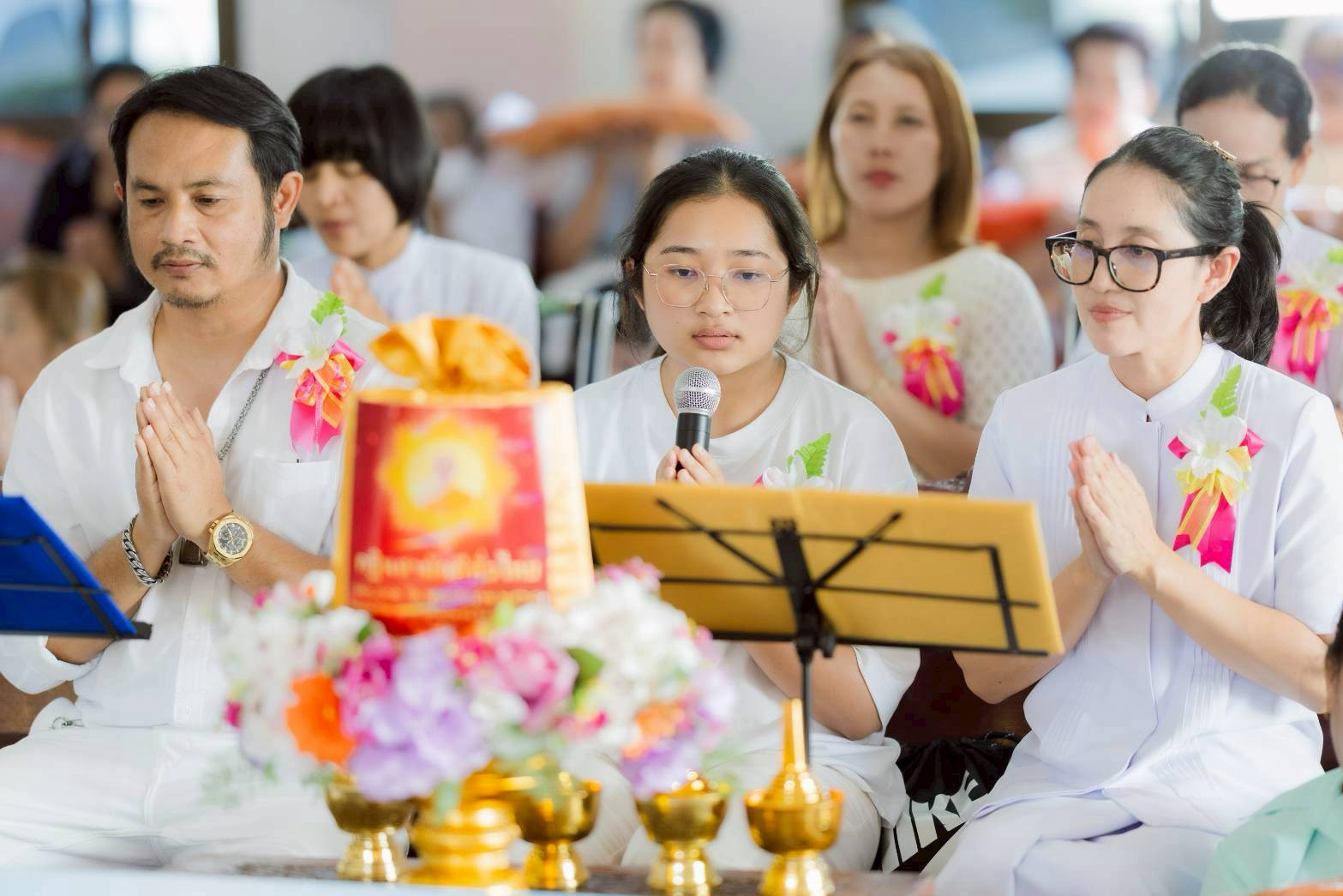 ภาพกล่าวคำถวายกฐินวัดคลองเก้า