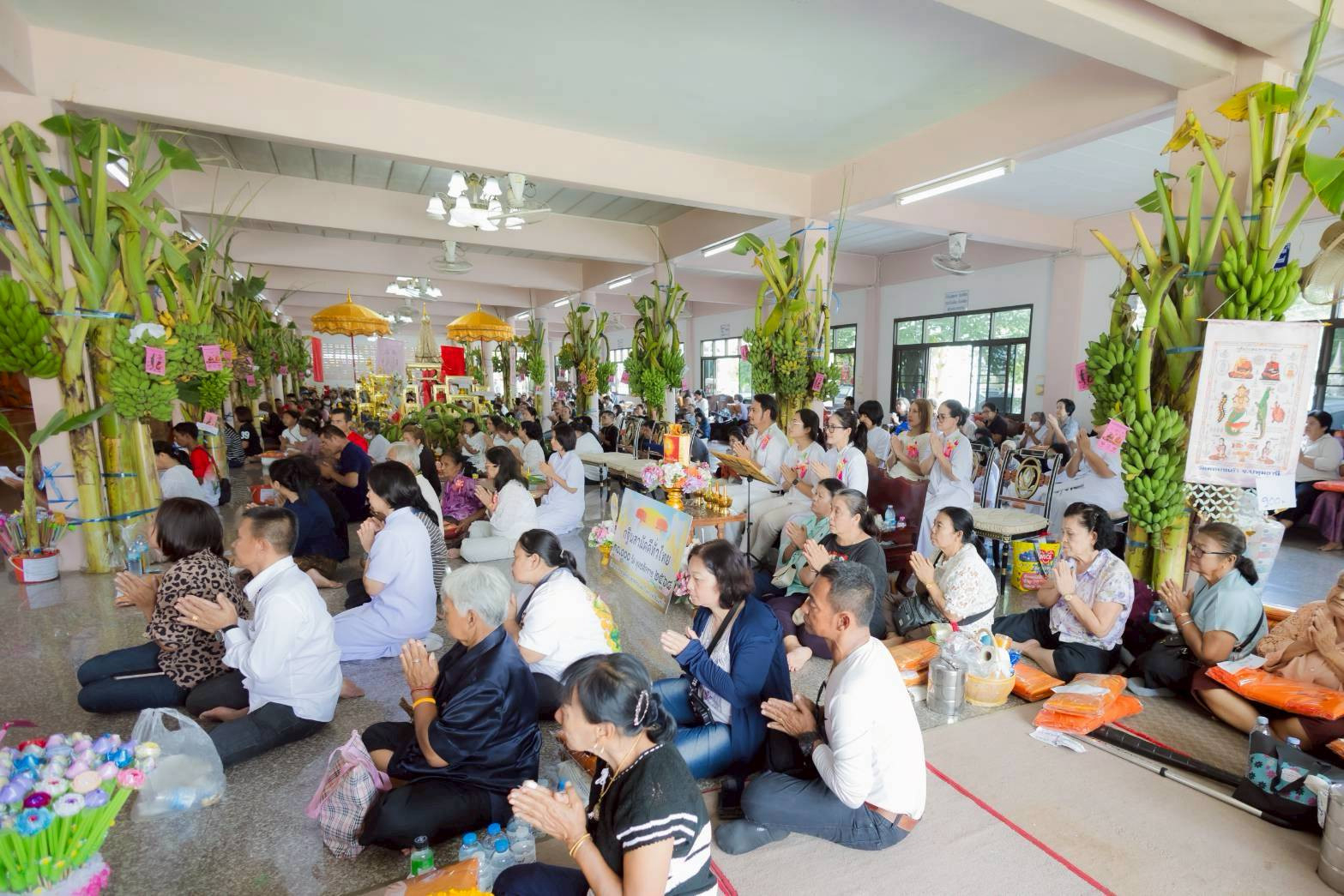 ภาพร่วมพิธีกรรมวัดคลองเก้า