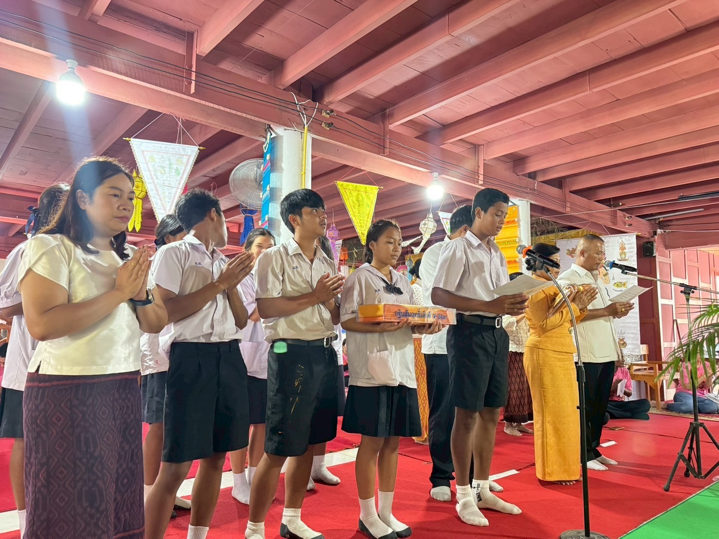 ภาพกล่าวคำถวายกฐินวัดอรัญญวาสี