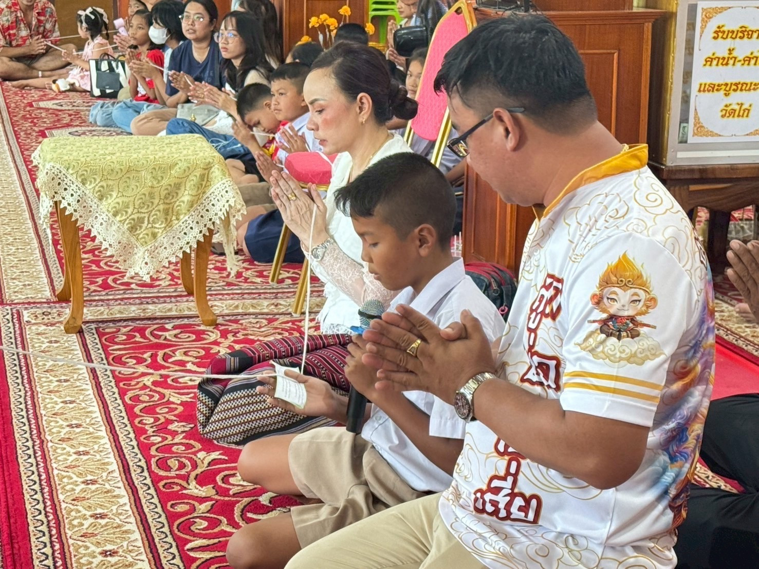 ภาพกล่าวคำถวายกฐินวัดไก่