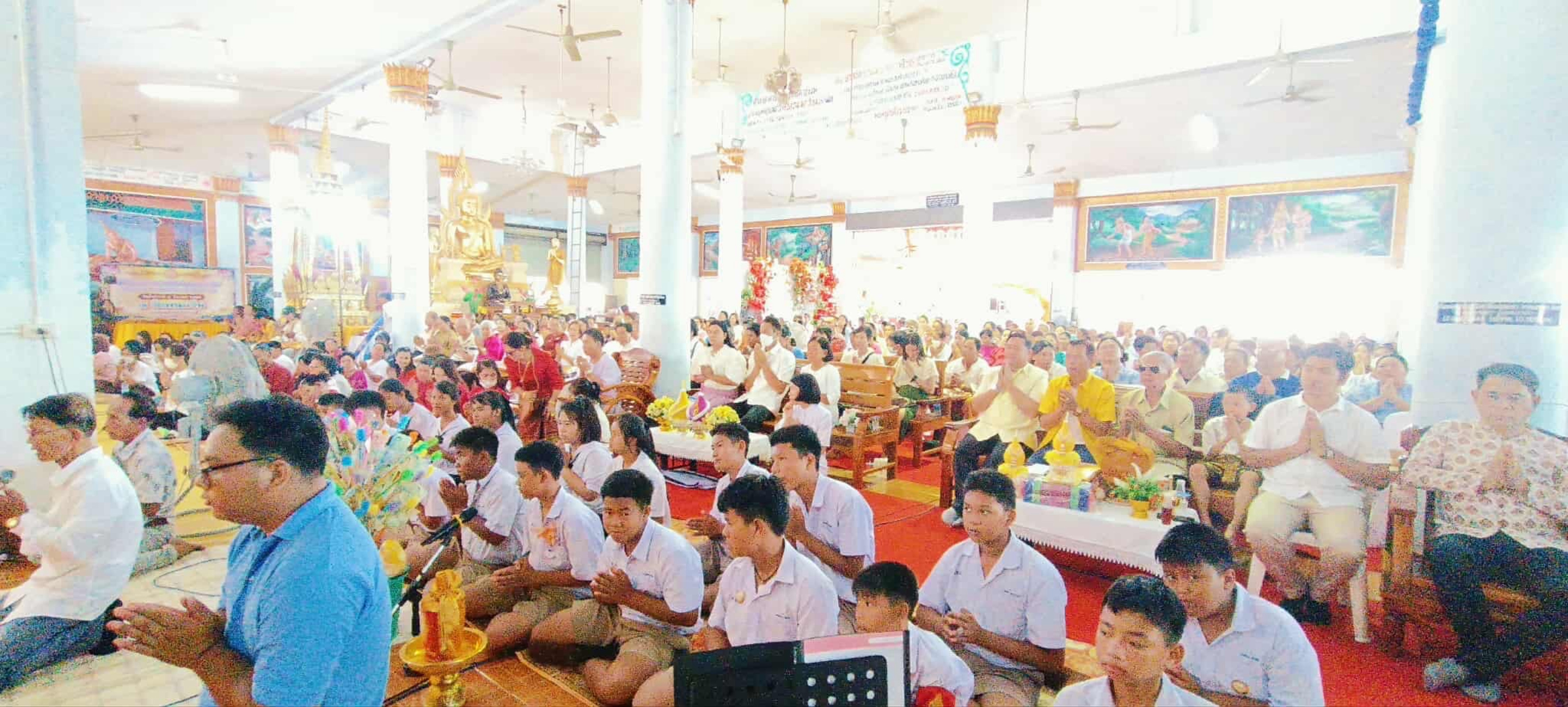 ภาพร่วมพิธีกรรมวัดพนมวัน