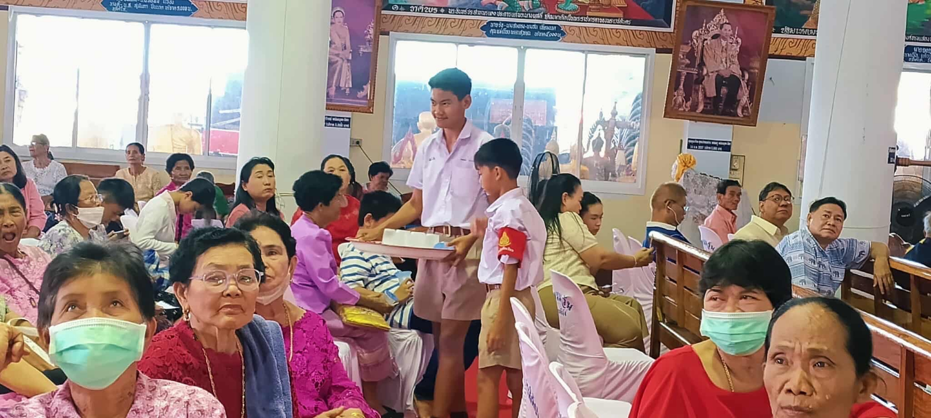 ภาพร่วมพิธีกรรมวัดพนมวัน