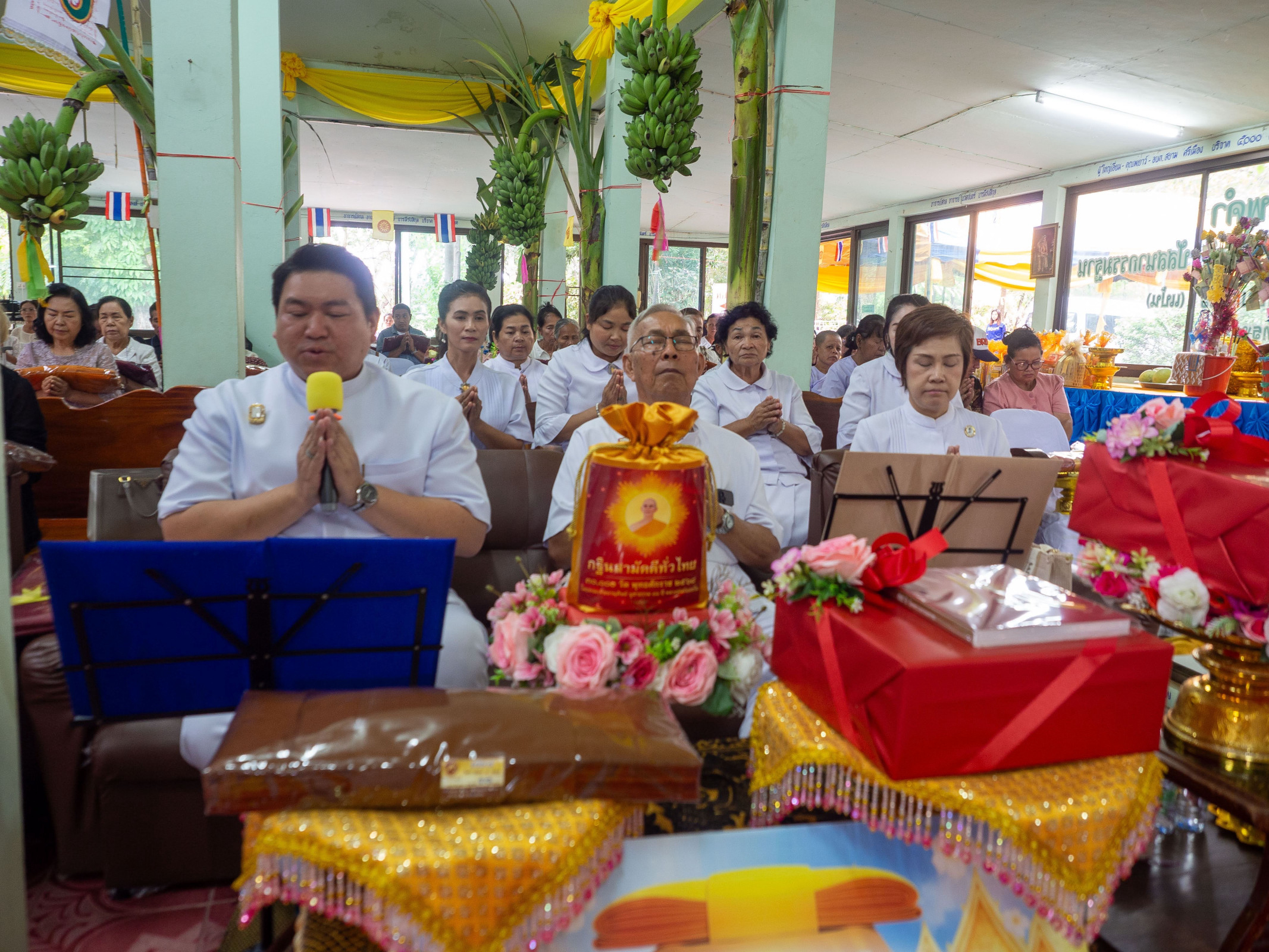 ภาพกล่าวคำถวายกฐินที่พักสงฆ์เขาพุคำ