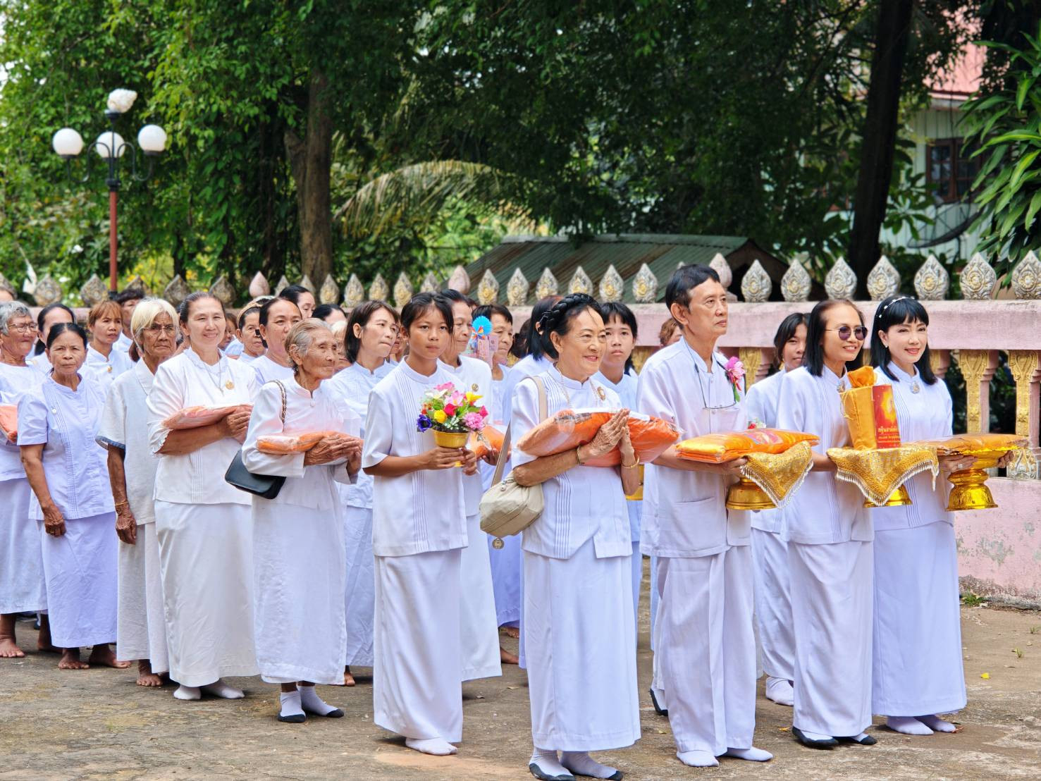 ภาพร่วมพิธีกรรมวัดอรัญญิการาม