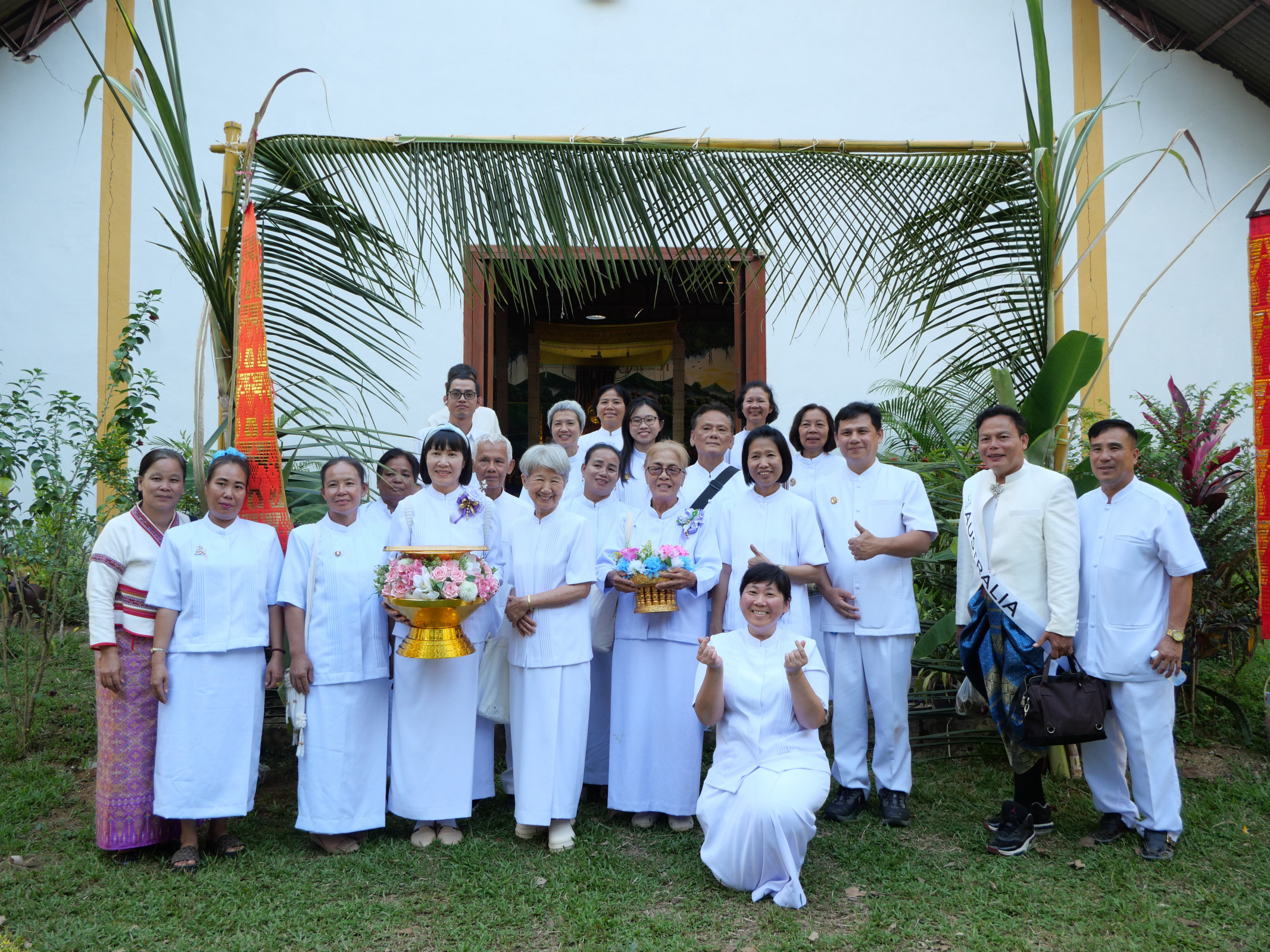 ภาพร่วมพิธีกรรมวัดห้วยตุ๊