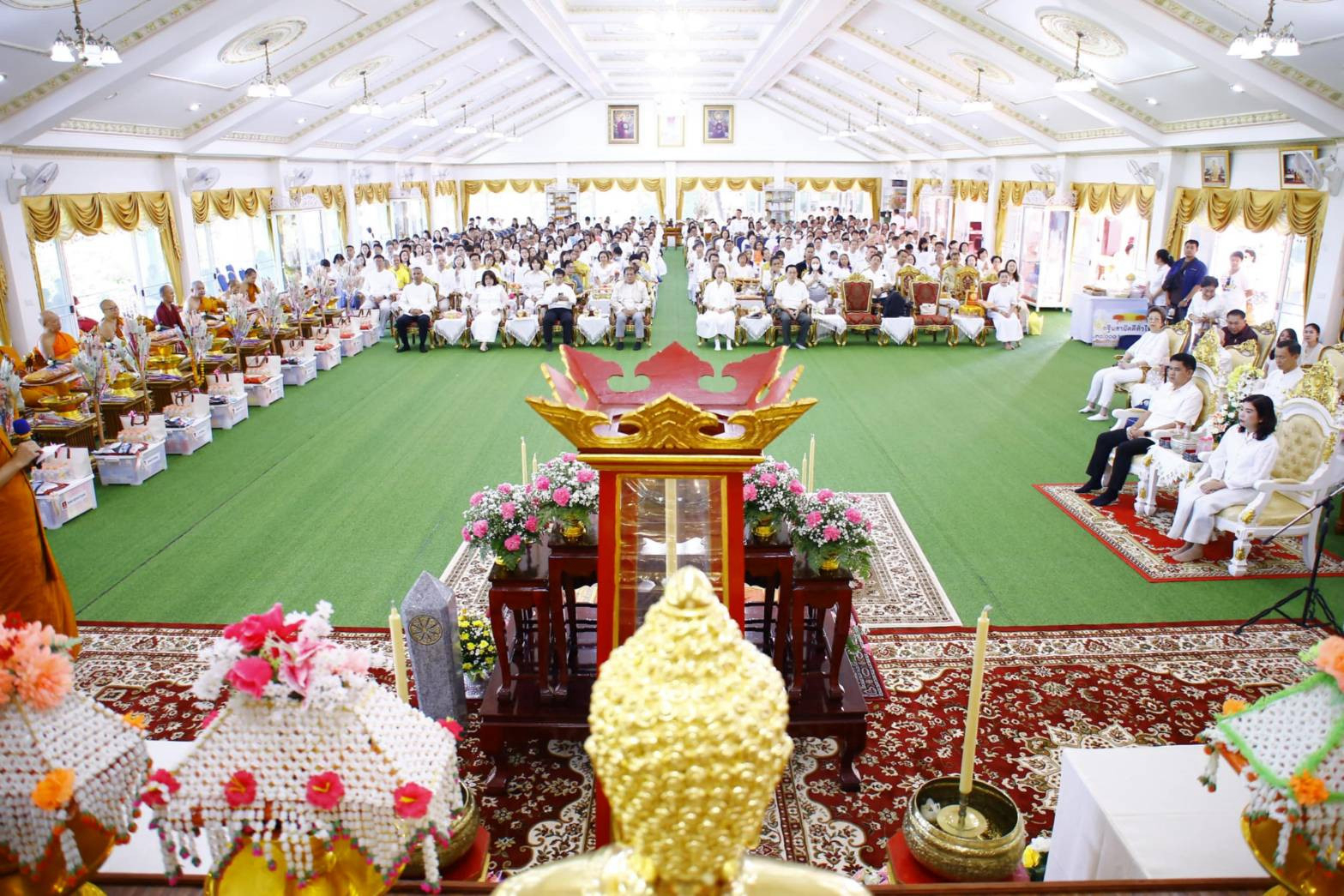 ภาพร่วมพิธีกรรมวัดพระธาตุดอยเวียงชัยมงคล