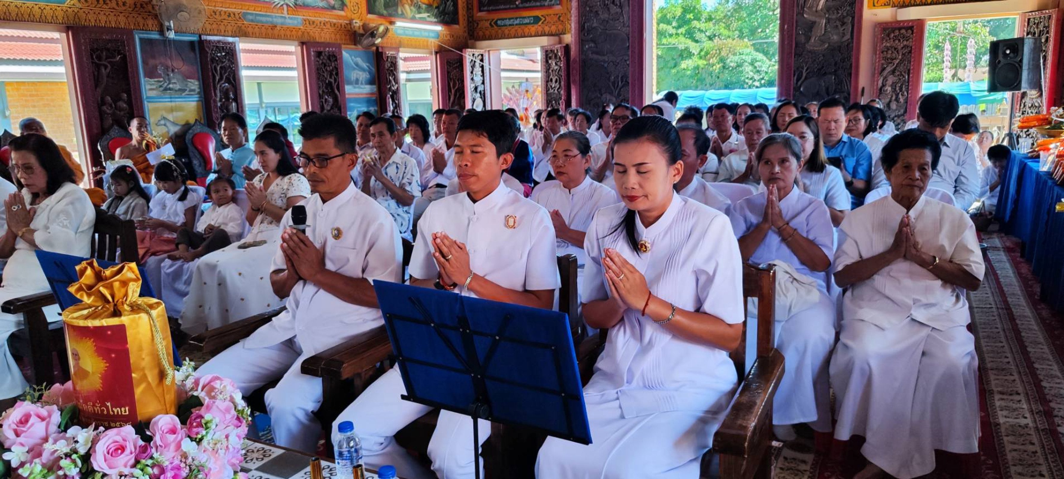 ภาพกล่าวคำถวายกฐินวัดคงคานิมิตร