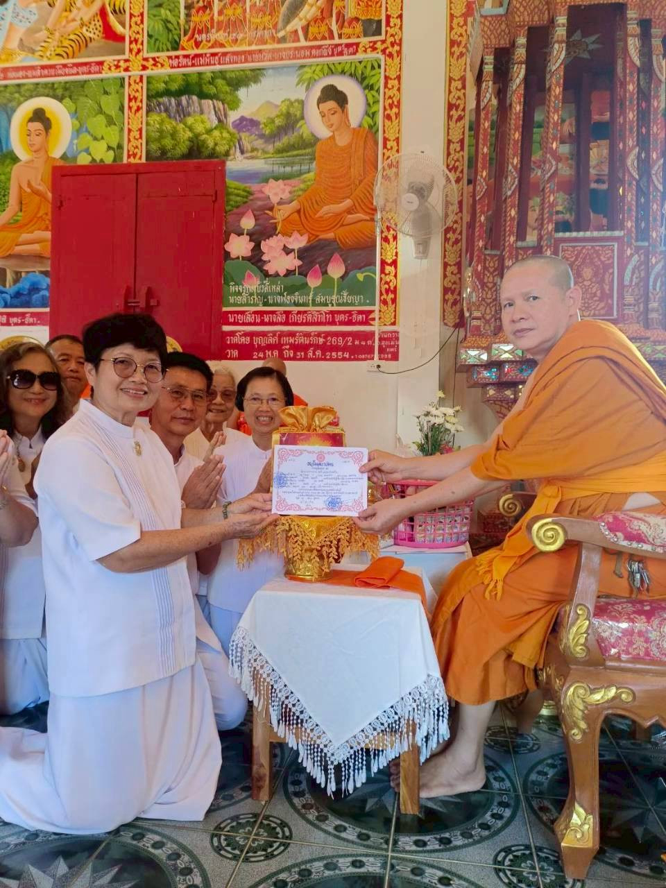 ภาพร่วมพิธีกรรมวัดหาดลี่